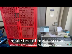 Épreuve de traction du procédé d'inspection de la qualité des vis