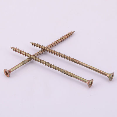 QUALITÉ  Yellow Zinc Torx Drive Chipboard Screw Double Countersunk Head Chipboard Screw usine