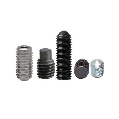 QUALITÉ  Custom Flat Point Hollow Hexagon Set Screws SS304 Hex Socket Allen Nose Grub Screw Set usine