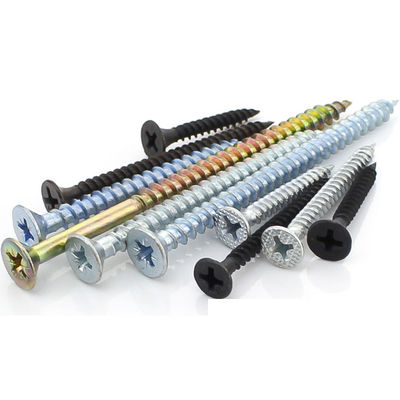 QUALITÉ  Flat Bugle Head Drywall Screws Fine Coarse Thread Self Drilling Wood Screw DIN 18182 usine