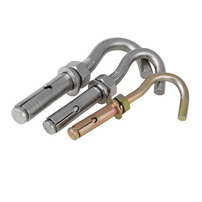 QUALITÉ  Ring Hook Concrete Sleeve J Type Expansion Anchor Bolts Zinc Plated Stainless Steel usine